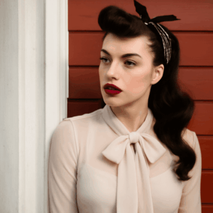 50s pin up girl and 1950s pin up models illustration