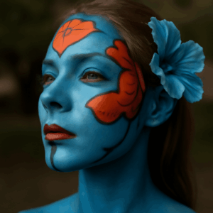 Amazing body paint and body painting models