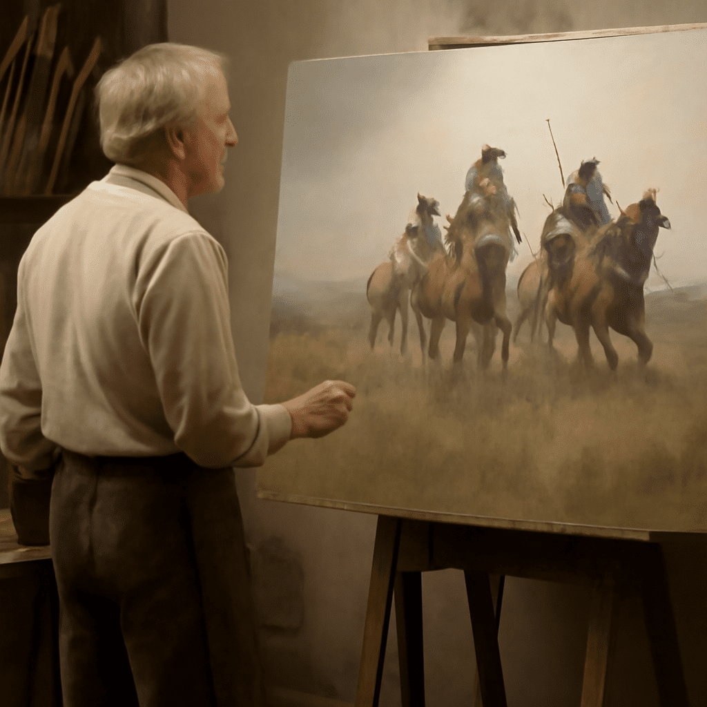 Charles Russell artist and Charlie Russell paintings