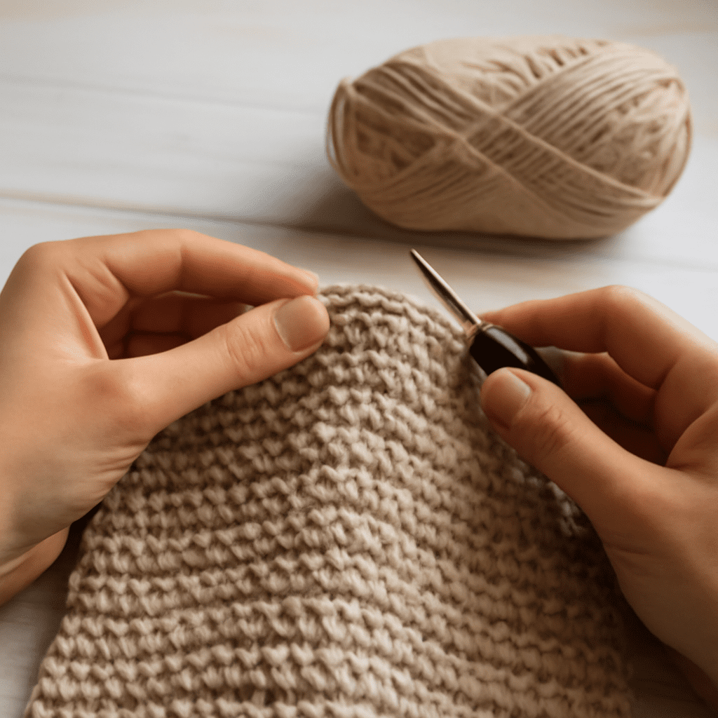 Learn how to double crochet and master the double crochet stitch