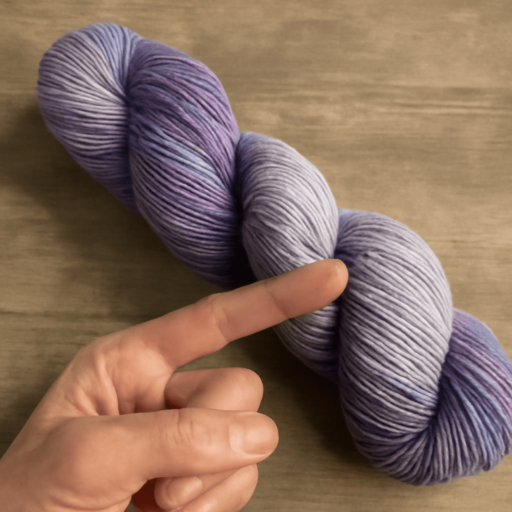 fingering weight yarn and sock weight yarn