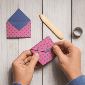 How to fold an envelope and make an envelope out of construction paper