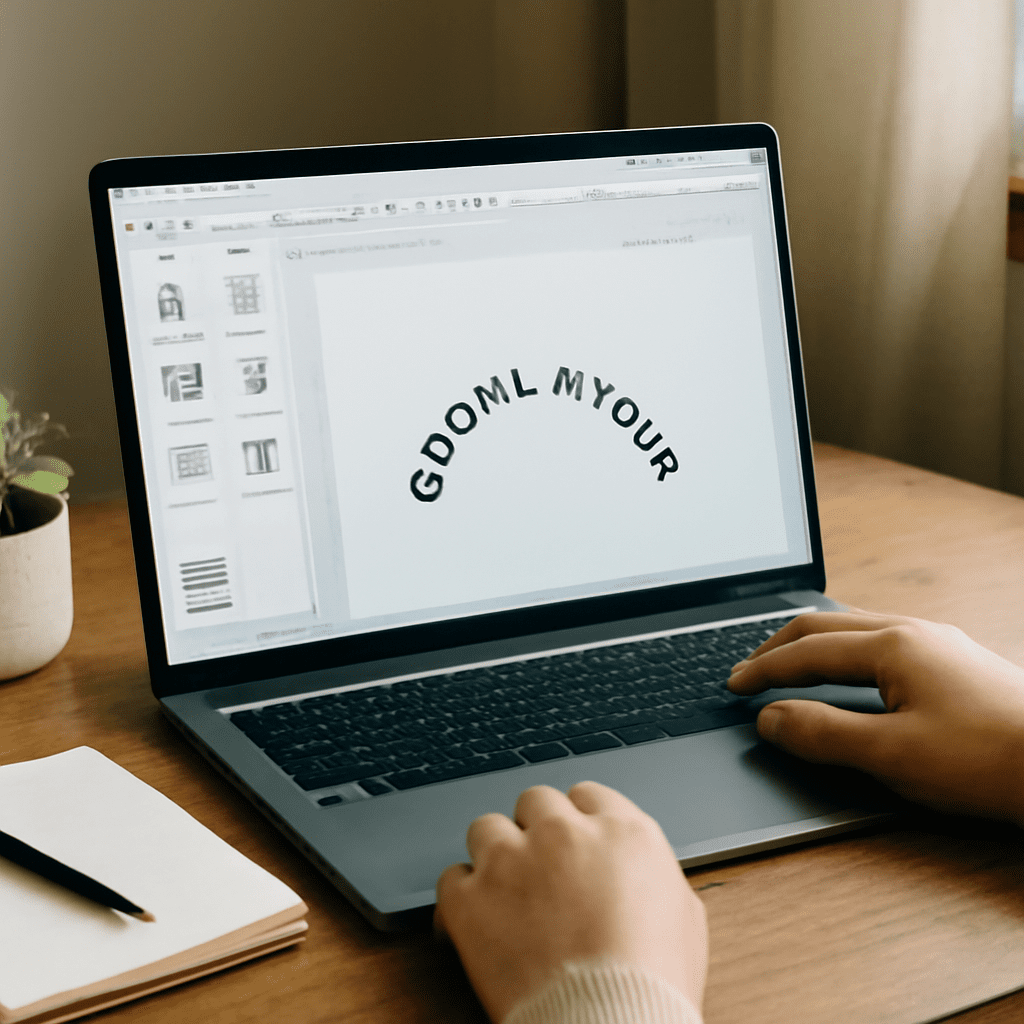 How to curve text and techniques to arch and arc text