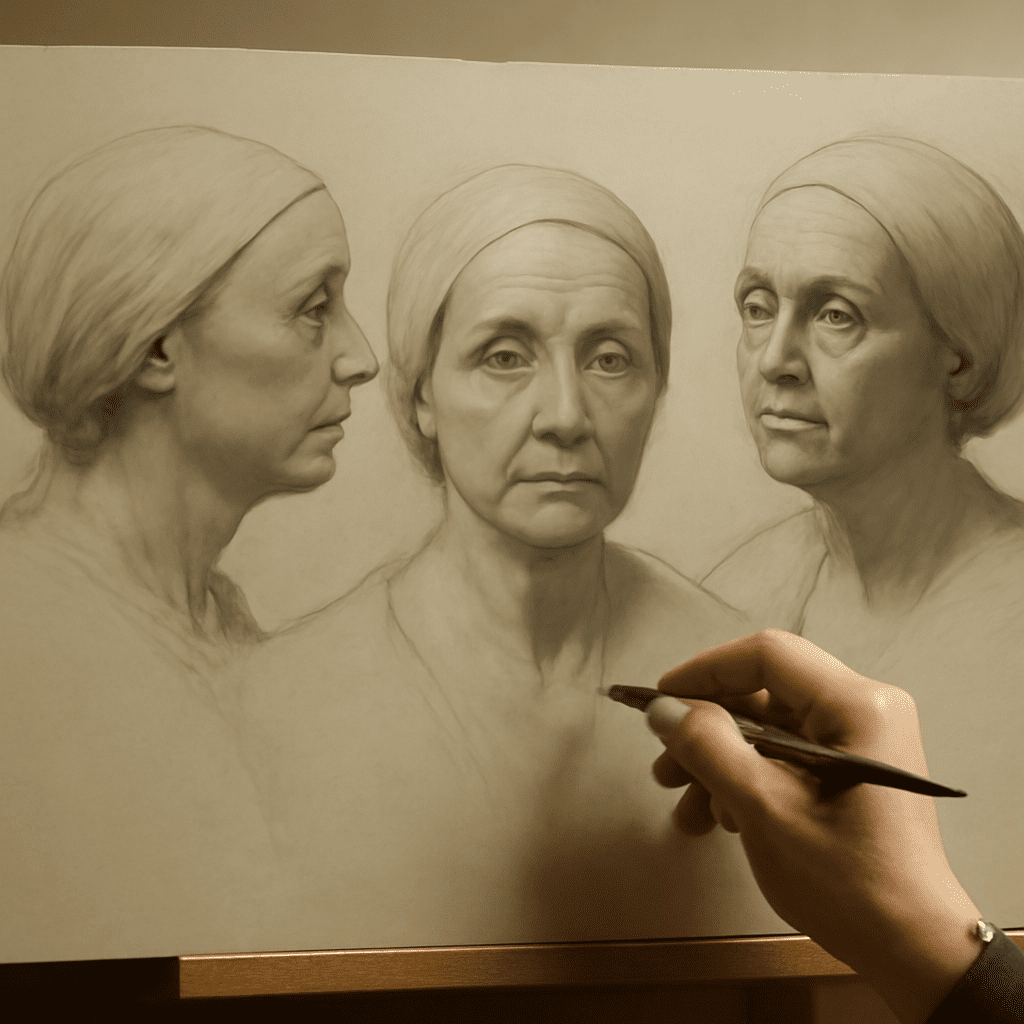 Learn how to draw people and how to draw portraits effectively