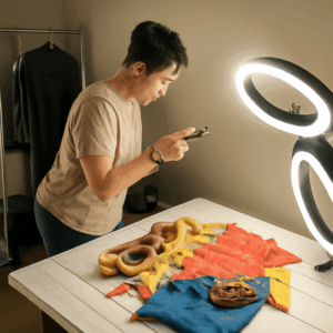 A lightbox for product photography and product photo booth setup