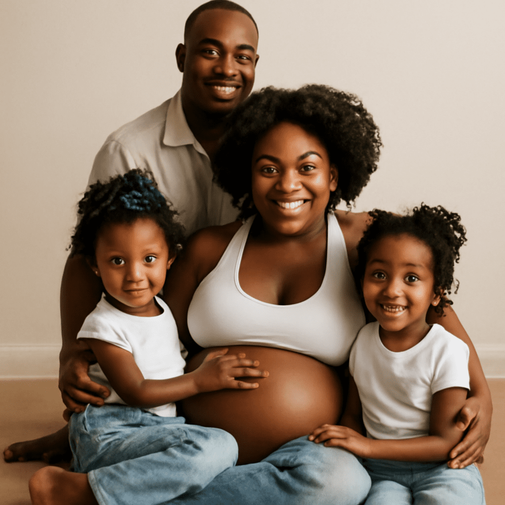 Creative pregnancy photoshoot ideas and family maternity pictures