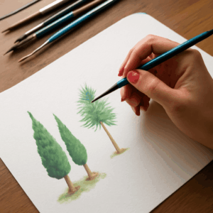A guide to painting trees and how to paint trees easily