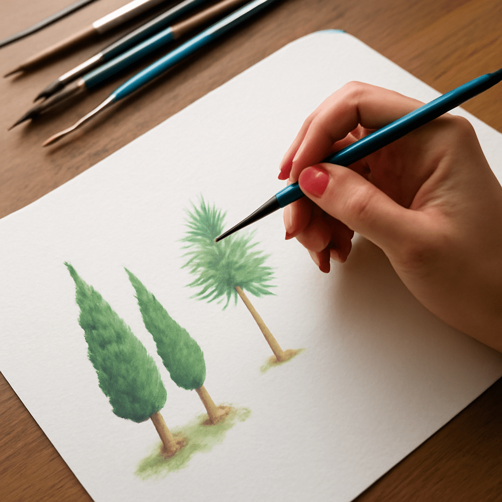 A guide to painting trees and how to paint trees easily