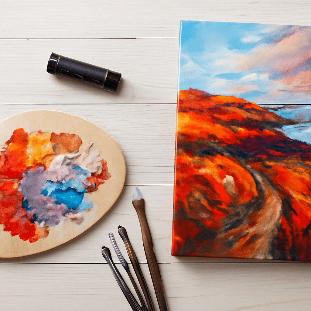 Painting with acrylics and how to use acrylic paint on canvas