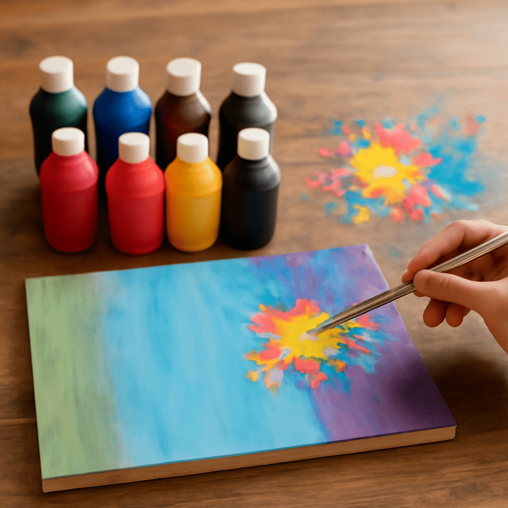 Comparison of tempera vs acrylic and tips on using tempera on wood