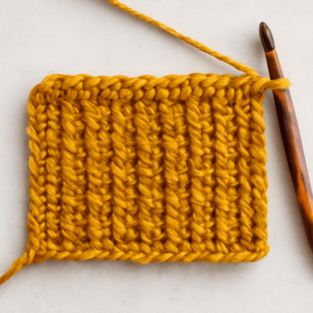 Tunisian crochet and tunisian stitch techniques