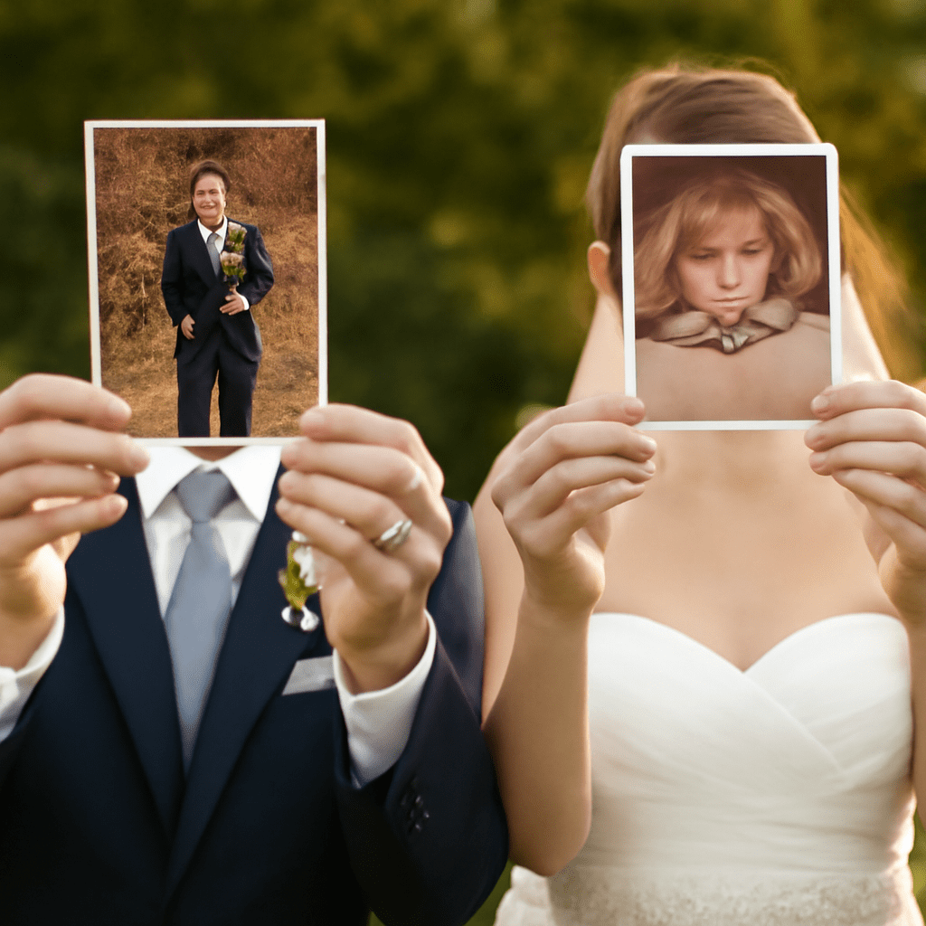 Creative and unique wedding photos capturing unforgettable moments